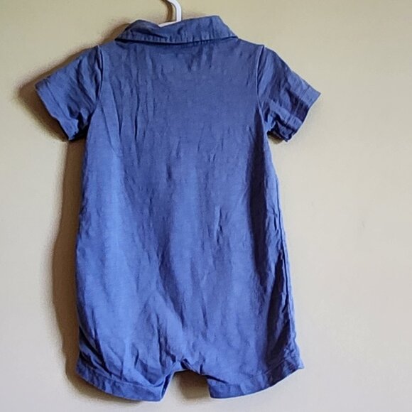 Carter's Baby Boys Sunglasses Chest Pocket Polo Romper Size 18 Months - Picture 3 of 5